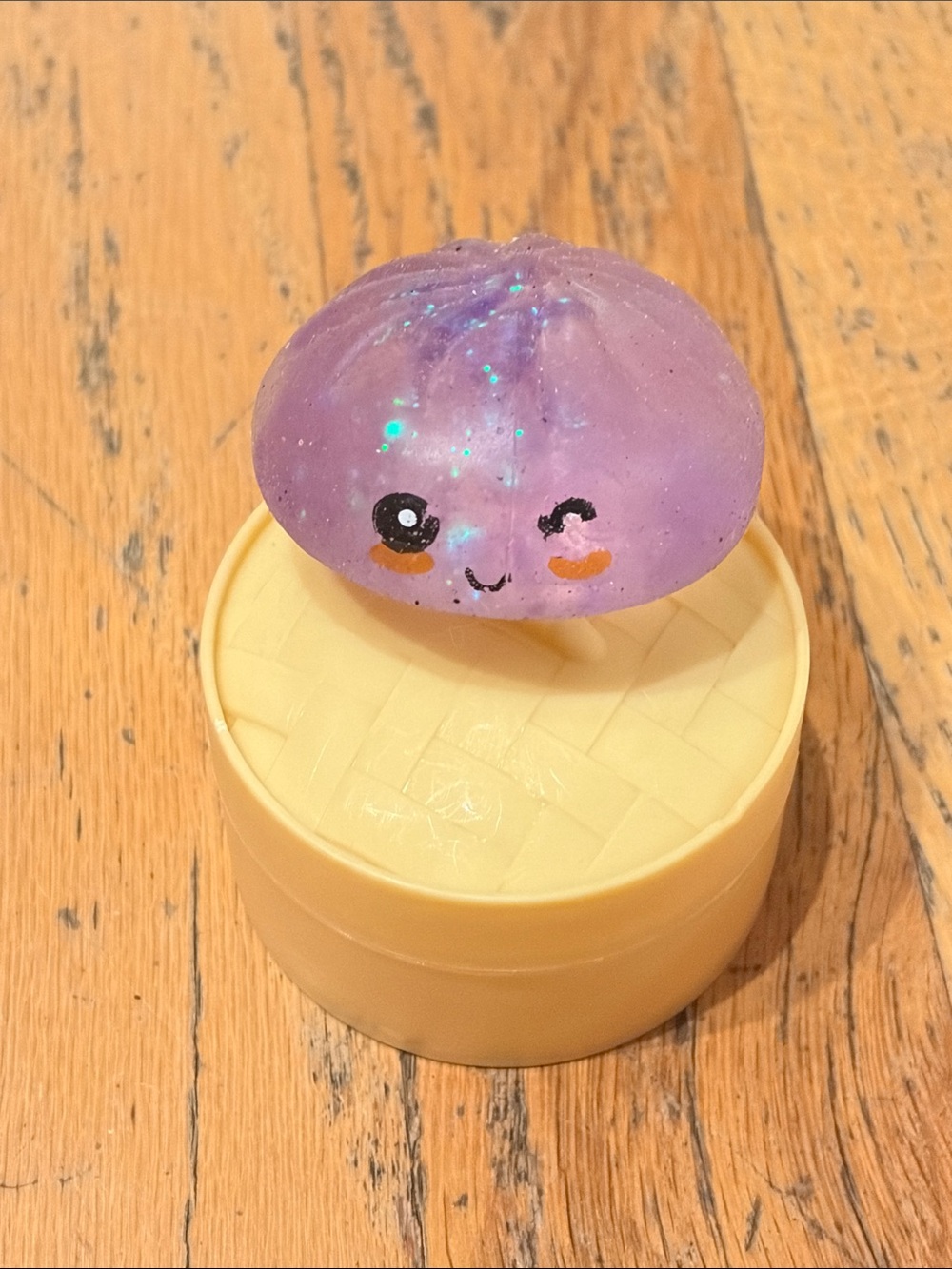 Squishy Dumpling Set - Pink, Purple & Yellow - Picture 2 of 4